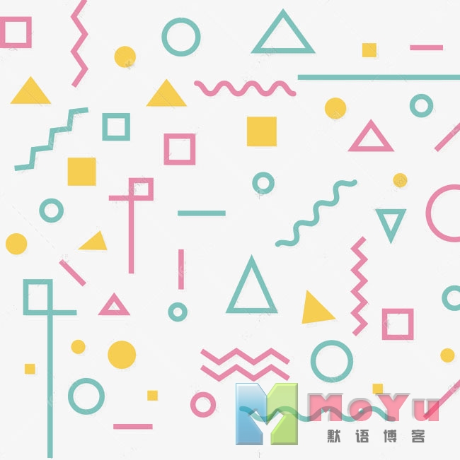 PS自定义图形孟菲斯几何线条点线面不规则形状矢量csh插件素材【PS素材】-默语空间